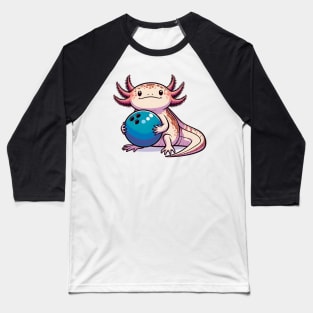 Bowling axolotl Baseball T-Shirt